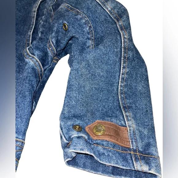 🌸Vintage Ash Creek Trading Denim bomber jacket‎ with lining